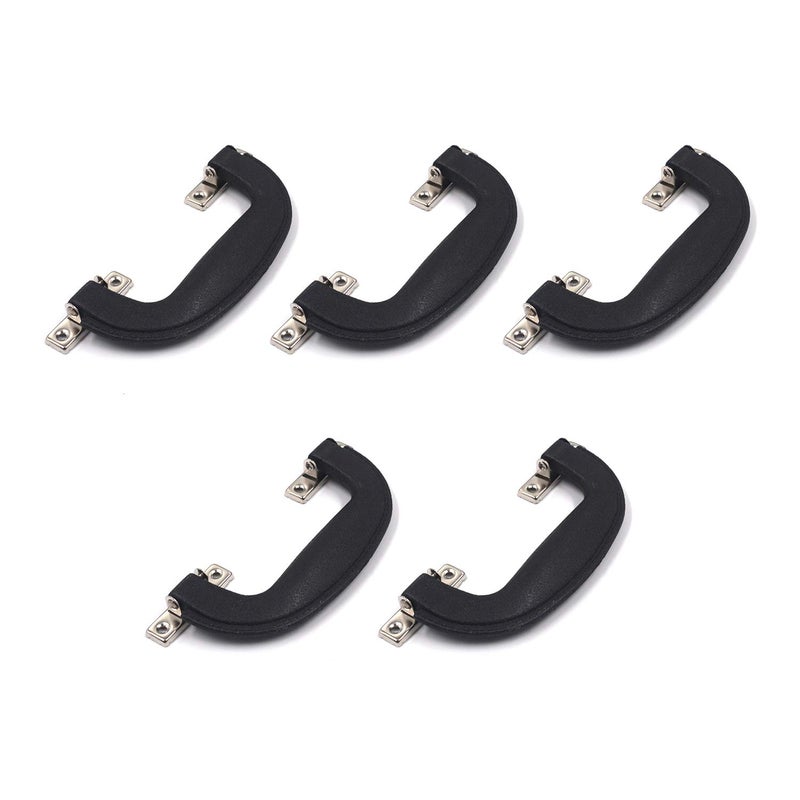 FarBoat 5Pcs Luggage Handle Replacement 5.9in Length Classical Suitcase Handle for Cases Boxs Briefcase with Screws (Holes Centre 35mm/1.4inch Black) - Image 1